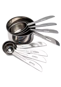 Top 10 🎉 Lexi Home 8 pc. Stainless Steel Measuring Cup and Spoon Set ✨