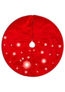 Best reviews of 🛒 Lexi Home 36 in. Red Velvet LED Lighted Tree 🎄 Christmas Tree 👗 Skirt ✨