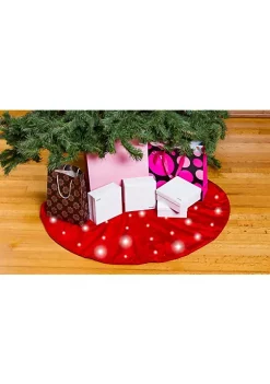 Best reviews of 🛒 Lexi Home 36 in. Red Velvet LED Lighted Tree 🎄 Christmas Tree 👗 Skirt ✨ -Cheap Waverly® Store Belk 1046