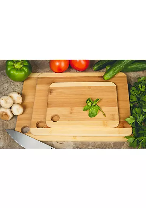 Coupon ⭐ Lexi Home Bamboo Cutting Boards - Set of 3 Durable Chopping Boards 💯 3 Coupon ⭐ Lexi Home Bamboo Cutting Boards - Set of 3 Durable Chopping Boards 💯 - Image 3