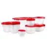 Flash Sale ⌛ Lexi Home Nested 62 Piece Plastic Container Set with Storage Container 🔔