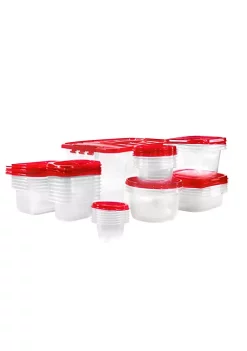 Flash Sale ⌛ Lexi Home Nested 62 Piece Plastic Container Set with Storage Container 🔔