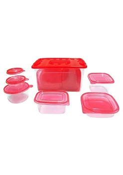 Flash Sale ⌛ Lexi Home Nested 62 Piece Plastic Container Set with Storage Container 🔔 -Cheap Waverly® Store Belk 1079