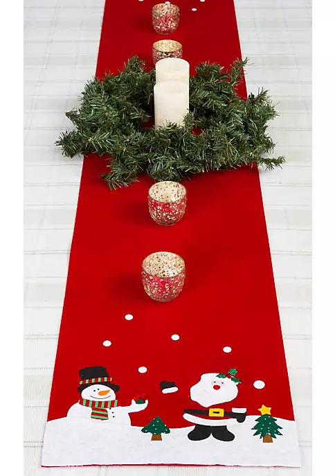 Brand new ๐ Lexi Home 70 inch Red Festive Santa and Friends ๐ Christmas Table Runner โ 4 Brand new ๐ Lexi Home 70 inch Red Festive Santa and Friends ๐ Christmas Table Runner โ - Image 4