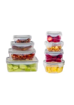 Deals 😍 Lexi Home Durable Meal Prep Plastic Food Containers with Snap Lock Lids - Set of 16 😉