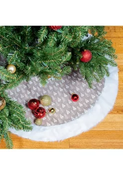 Best deal ⌛ Lexi Home Rustic 🎄 Christmas Holiday 3 Piece Set - Cream Plush Stockings and Burlap Tree 👗 Skirt 🔔 -Cheap Waverly® Store Belk 1109