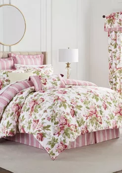 New 🛒 Waverly® Forever Peony 4 Piece Comforter Set 👍 -Cheap Waverly® Store Belk 112