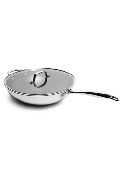 New 😀 Lexi Home Stainless Steel Diamond Tri-ply Kitchen 5 QT. Wok Pan with Glass Lid - Nonstick Heat Resistant Kitchen Cookware ⌛ 9 New 😀 Lexi Home Stainless Steel Diamond Tri-ply Kitchen 5 QT. Wok Pan with Glass Lid - Nonstick Heat Resistant Kitchen Cookware ⌛ -Cheap Waverly® Store Belk 1143