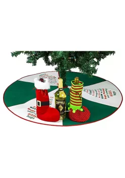 Coupon 🌟 Lexi Home ❄ Christmas Wine Gift Bag Set of 2 ⭐ -Cheap Waverly® Store Belk 1170