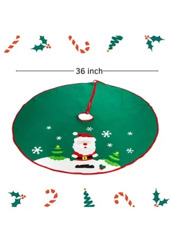 Wholesale 💯 Lexi Home 36 in. Green Santa Claus 🎄 Christmas Tree 👗 Skirt 🛒 -Cheap Waverly® Store Belk 1182