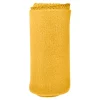 Best Sale 👏 Lexi Home Versatile 50 x 60 Cozy Premiuim Fleece Throw Blanket – Mustard Yellow Single Pack 🔥