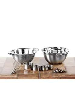 Promo ⭐ Lexi Home Stainless Steel Mixing Bowls Set 11 Pcs ❤️ -Cheap Waverly® Store Belk 1273