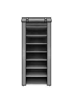 Best deal ✨ Lexi Home Large 8-Tier Brown 30 Pair 👟 Shoe Rack with Cover 👏 -Cheap Waverly® Store Belk 1278