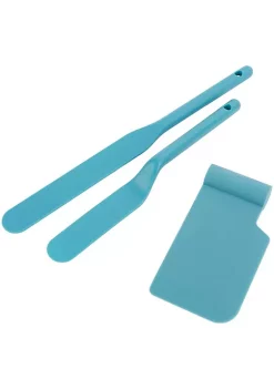 Brand new 🎁 Lexi Home 3- Piece Nylon Spatulas & Bowl Scraper Set in Grey 🛒 -Cheap Waverly® Store Belk 1296