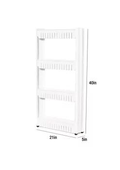Outlet 💯 Lexi Home 4 Tier Slide Out Pantry Organizer with Wheels 🔥 -Cheap Waverly® Store Belk 1308