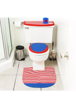 Top 10 ⭐ Lexi Home Patriotic Toilet Seat Cover & Rug Bathroom Accessory Set 🧨 -Cheap Waverly® Store Belk 1364