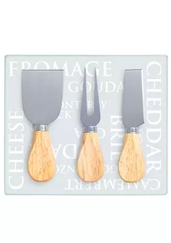 Buy 🎁 Lexi Home Glass 4 Pc. Glass Charcuterie and Cheese Board Set ❤️