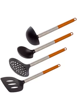 Best reviews of 👍 Lexi Home Two Tone 4 Piece Nylon Kitchen Tool Set with Copper 🧥 Coated Handles ✨ -Cheap Waverly® Store Belk 1397