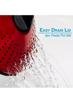 Wholesale 🤩 Lexi Home High-Quality Carbon Steel 2 QT & 4 QT Pasta Stock Pot 😀 8 Wholesale 🤩 Lexi Home High-Quality Carbon Steel 2 QT & 4 QT Pasta Stock Pot 😀 -Cheap Waverly® Store Belk 1411