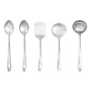 Best reviews of 🥰 Lexi Home Premium Stainless Steel 13" Inch Supreme 🔨 Hammered Kitchen Utensils - Set of 5 🔔