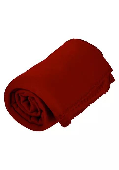 Best Sale 🥰 Lexi Home Versatile 50 x 60 Cozy Premiuim Fleece Throw Blanket – Red 24 Pack 🤩 2 Best Sale 🥰 Lexi Home Versatile 50 x 60 Cozy Premiuim Fleece Throw Blanket – Red 24 Pack 🤩 - Image 2