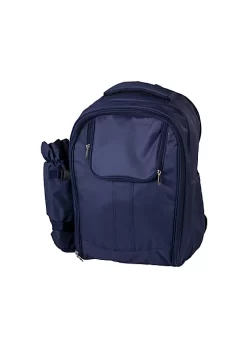 New 💯 Lexi Home Insulated Picnic Basket Set Lunch Tote 🎒 Backpack Cooler - Picnic Set for 2 🔔 -Cheap Waverly® Store Belk 1435