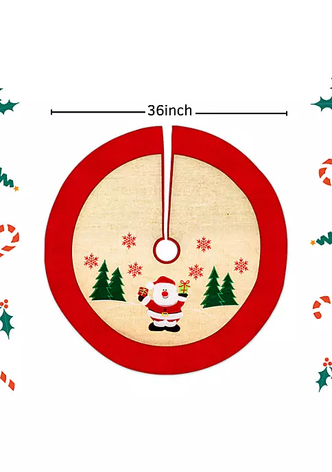 Best deal ๐ Lexi Home Rustic ๐ Christmas Holiday 4 Piece Set - Burlap Stockings and Tree ๐ Skirt ๐ 5 Best deal ๐ Lexi Home Rustic ๐ Christmas Holiday 4 Piece Set - Burlap Stockings and Tree ๐ Skirt ๐ - Image 5