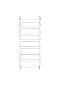 Outlet 👏 Lexi Home White 👟 Shoe Rack 24 Pair Over The Door - 8 Tier 🥰 -Cheap Waverly® Store Belk 1451
