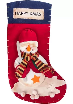 Deals 🥰 Lexi Home Large 🎄 Christmas Holiday Stockings - Set of 3 Stitched 3D Stockings 🌟 -Cheap Waverly® Store Belk 1478