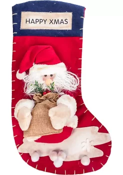 Deals 🥰 Lexi Home Large 🎄 Christmas Holiday Stockings - Set of 3 Stitched 3D Stockings 🌟 -Cheap Waverly® Store Belk 1479