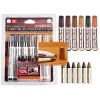 Cheap 🧨 Lexi Home 12 Pc Furniture Restoration Wood Stain Markers Set with Filler Sticks 🎁