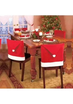 Buy ✨ Lexi Home Festive 🔔 Christmas Holiday Decorations - Set of 4 Gnome Dining Room Chair Covers 🧨 -Cheap Waverly® Store Belk 1522