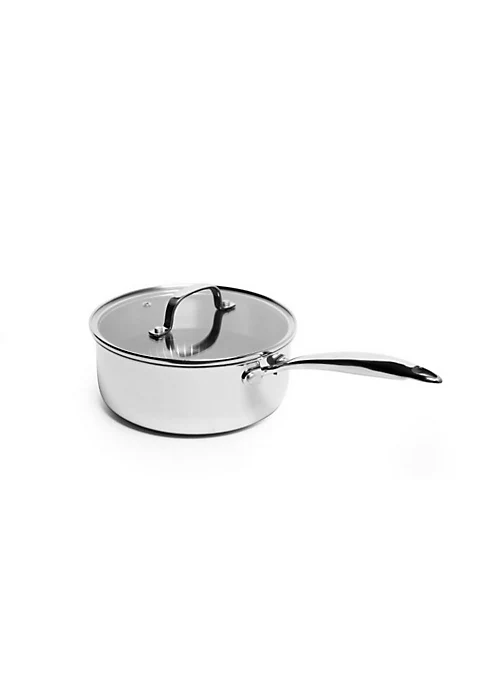 Hot Sale 🤩 Lexi Home Stainless Steel Diamond Tri-ply Kitchen 2.7 QT. Saucepan with Glass Lid - Nonstick Heat Resistant Kitchen Cookware for Cooking and Baking 👍 6 Hot Sale 🤩 Lexi Home Stainless Steel Diamond Tri-ply Kitchen 2.7 QT. Saucepan with Glass Lid - Nonstick Heat Resistant Kitchen Cookware for Cooking and Baking 👍 - Image 6