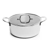 Brand new 🥰 Lexi Home Stainless Steel Diamond Tri-ply Kitchen 4.8 QT Dutch Oven Casserole with Glass Lid- Nonstick Heat Resistant Kitchen Cookware 😀
