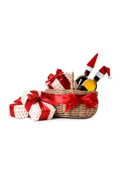 Cheap ✨ Lexi Home 🎄 Christmas Flatware Holders - Santa Hat Silverware Holder Wine Cap Cover 💯 -Cheap Waverly® Store Belk 1553