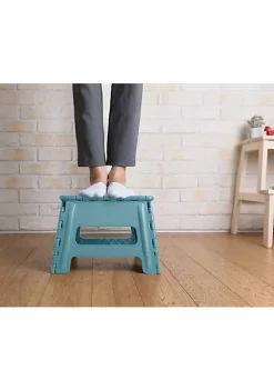 Brand new ⭐ Lexi Home Foldable Space Saving Step Stool 9" inch - Teal ❤️ -Cheap Waverly® Store Belk 1558