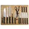 Discount 😀 Lexi Home Cutlery Set with Jumbo Cutting Board - 16 pc. Set 🔥
