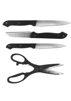 Discount 😀 Lexi Home Cutlery Set with Jumbo Cutting Board - 16 pc. Set 🔥 -Cheap Waverly® Store Belk 1566