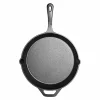 Budget 🌟 Lexi Home Durable Pre Seasoned Cast Iron 12 Inch Frying Pan 🛒