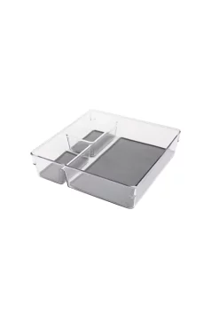 Brand new ⭐ Lexi Home Eco Conscious 9" x 9" Clear 3 Compartment Acrylic Organizer Tray 🔥 -Cheap Waverly® Store Belk 1602