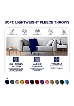 Best reviews of 🥰 Lexi Home Versatile 50 x 60 Cozy Premiuim Fleece Throw Blanket – Dark Blue 12 Pack 🎁 6 Best reviews of 🥰 Lexi Home Versatile 50 x 60 Cozy Premiuim Fleece Throw Blanket – Dark Blue 12 Pack 🎁 -Cheap Waverly® Store Belk 1609