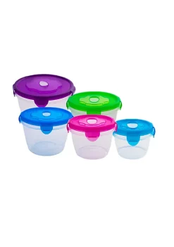 Buy 🎉 Lexi Home Food-Safe 10 Piece Jumbo Deli Plastic Food Containers 💯 -Cheap Waverly® Store Belk 1622