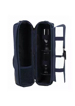 Budget 👍 Lexi Home Wine Cooler Carrier Tote Bag Set Insulated Wine Bottle Caddy Case W Accessories 👏