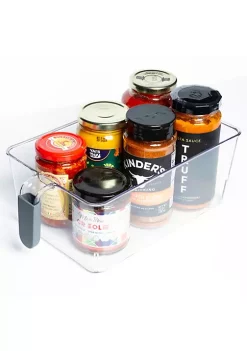 Cheapest 👍 Lexi Home Eco Conscious Clear Acrylic Fridge and Cabinet Organizer with Handle Set of 4 😀 -Cheap Waverly® Store Belk 1678