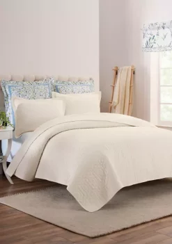 Deals 😀 Waverly® Solid Cutout Comforter Set 🔥