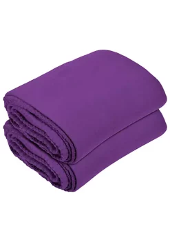 Best deal 👏 Lexi Home Versatile 50 x 60 Cozy Premiuim Fleece Throw Blanket – Dark Purple 12 Pack ✔️ -Cheap Waverly® Store Belk 1700