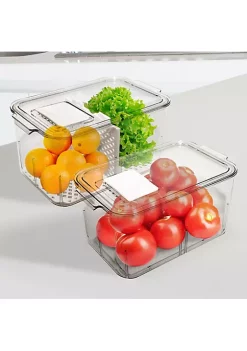 Cheapest ⌛ Lexi Home Eco Conscious Clear Acrylic Fridge and Cabinet Vented Veggie Organizer 😀 8 Cheapest ⌛ Lexi Home Eco Conscious Clear Acrylic Fridge and Cabinet Vented Veggie Organizer 😀 -Cheap Waverly® Store Belk 1739