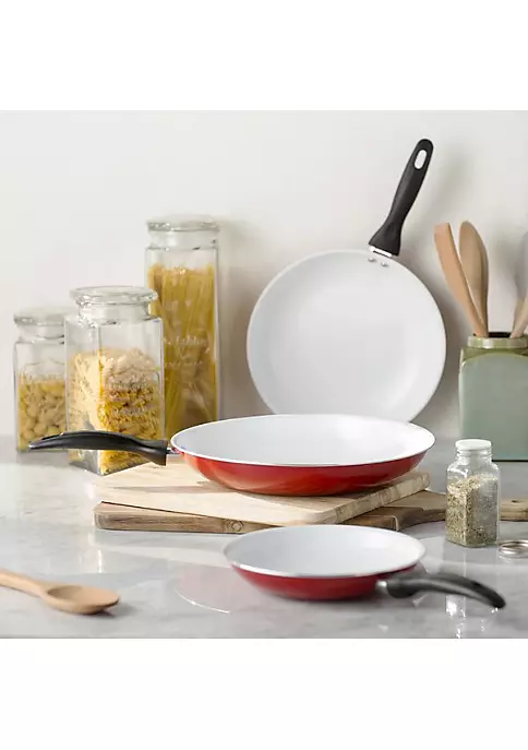 Best reviews of 🔥 Lexi Home Aluminum 3-Piece Non-Stick Frying Pan Set - Red/White ⭐ 7 Best reviews of 🔥 Lexi Home Aluminum 3-Piece Non-Stick Frying Pan Set - Red/White ⭐ - Image 7