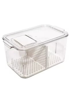 New 😀 Lexi Home Eco Conscious Clear Acrylic Fridge and Cabinet Vented Veggie Organizer with Inner Shelves 😉 -Cheap Waverly® Store Belk 1774