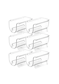 Hot Sale ⌛ Lexi Home Eco Conscious Clear Acrylic Fridge and Cabinet Wine Holder Organizer Set of 6 ✔️ -Cheap Waverly® Store Belk 1815